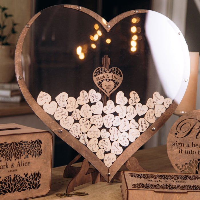 Hearts Frame Quantity A - Wedding by Eli