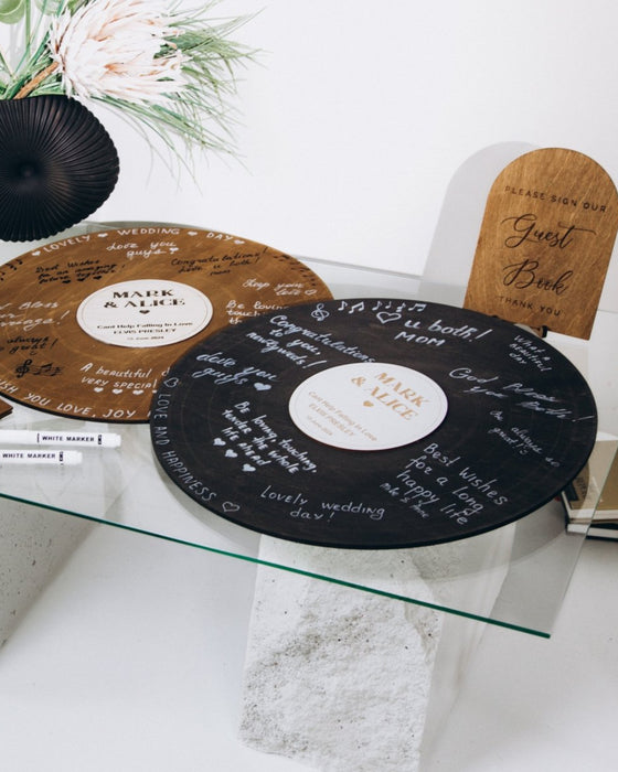 Reсord Guest Book Cover - Wedding by Eli