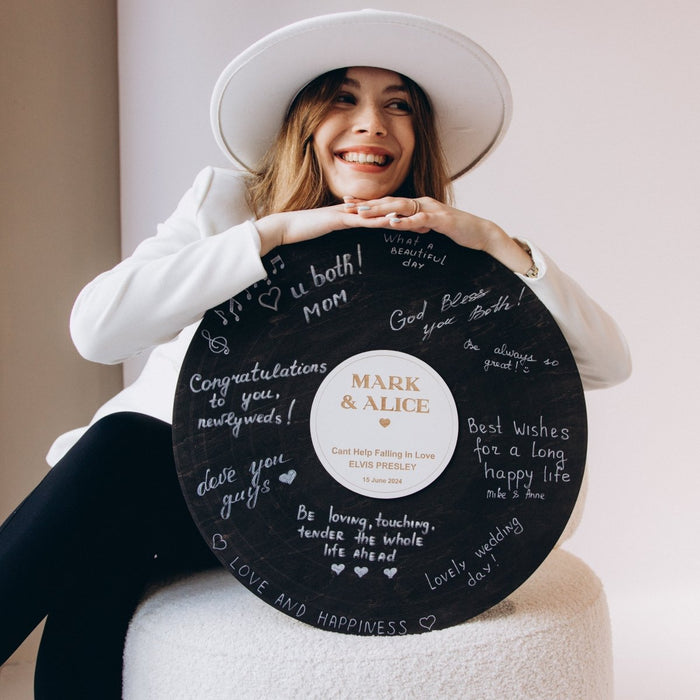 Reсord Guest Book Cover - Wedding by Eli