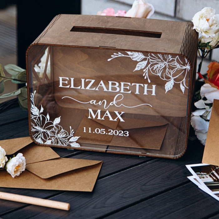 Wedding Acrylic Card Box Designs 9 - 14 - Wedding by Eli