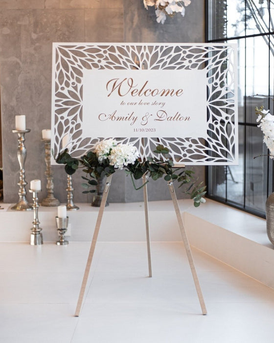 Wood Welcome to our Wedding Sign - Wedding by Eli