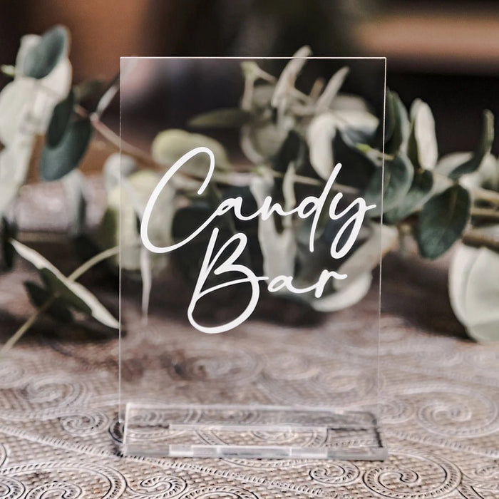 Wedding Acrylic Table Sign - Wedding by Eli