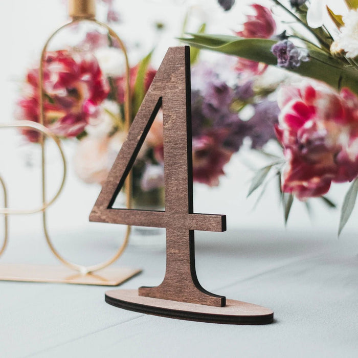 Wedding Table Numbers - Wedding by Eli