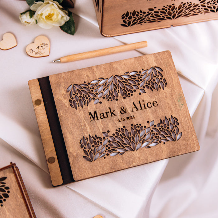 Heart Wedding Guest Book Alternative Drop Box - Set A