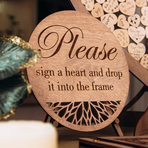 Add a Box + Sign + Wall Mount - Wedding by Eli