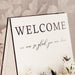 Flower Wedding Welcome Sign, Floral Box Welcome Sign - Wedding by Eli