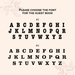 Font of Letter - Wedding by Eli
