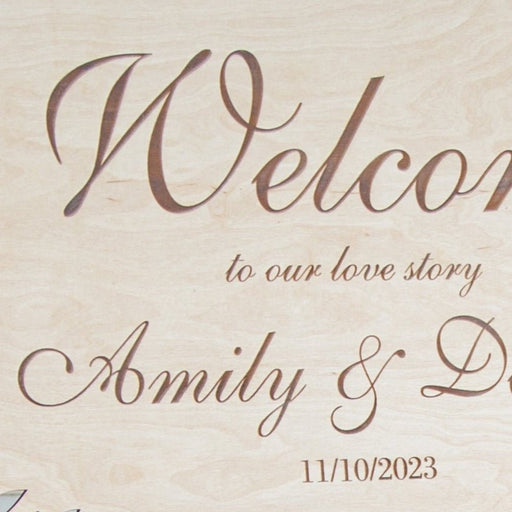 NOT 3D letters of Sign - Wedding by Eli