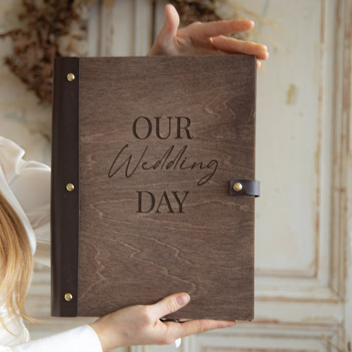 Personalized Wood Box for Photo Album - Wedding by Eli