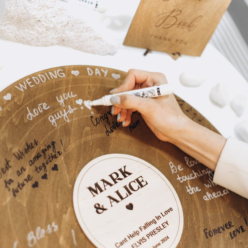 Reсord Guest Book Cover - Wedding by Eli