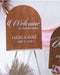 Welcome Sign Wood - Wedding by Eli