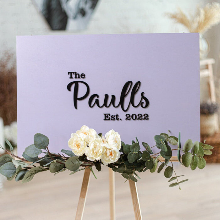 Wedding Guest Book Alternative Colors - Board - Wedding by Eli