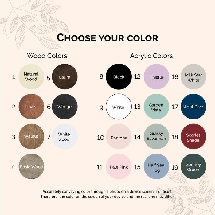 Wedding Guest Book Alternative Colors - Board - Wedding by Eli