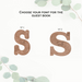 Wedding Guest Book Alternative One Letter in Colors - Wedding by Eli