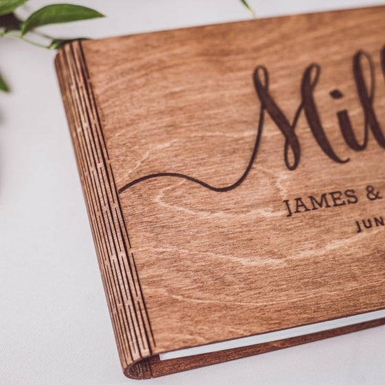 Wedding Guest Book Alternative One Letter in Colors - Wedding by Eli