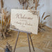 Wedding Welcome Sign Minimalist - Wedding by Eli