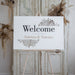 Wedding Welcome Sign Minimalist - Wedding by Eli